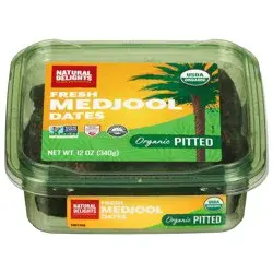Natural Delights Organic Fresh Pitted Medjool Dates 12 oz