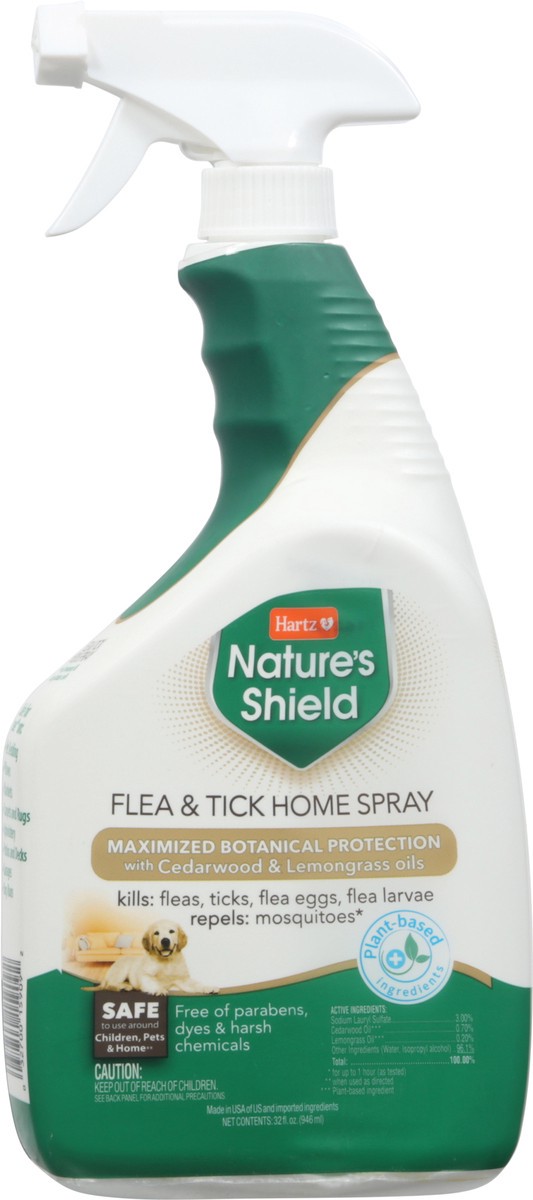 slide 2 of 9, Hartz Flea & Tick Natures Shield Spray, 32 fl oz