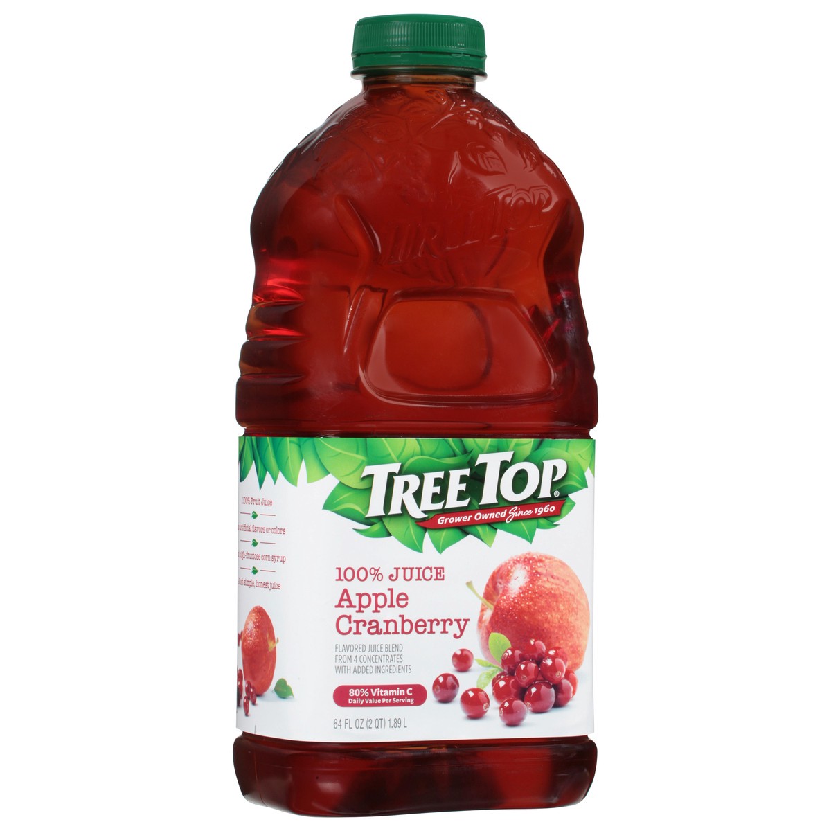 slide 2 of 13, Tree Top 100% Juice Apple Cranberry Juice Blend 64 fl oz, 64 fl oz
