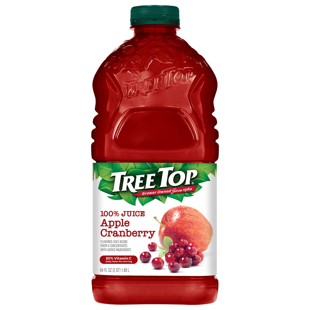 slide 1 of 13, Tree Top 100% Juice Apple Cranberry Juice Blend 64 fl oz, 64 fl oz