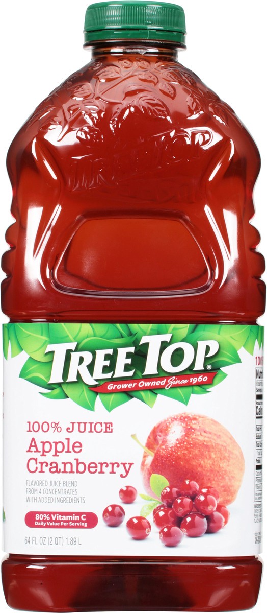 slide 8 of 13, Tree Top 100% Juice Apple Cranberry Juice Blend 64 fl oz, 64 fl oz