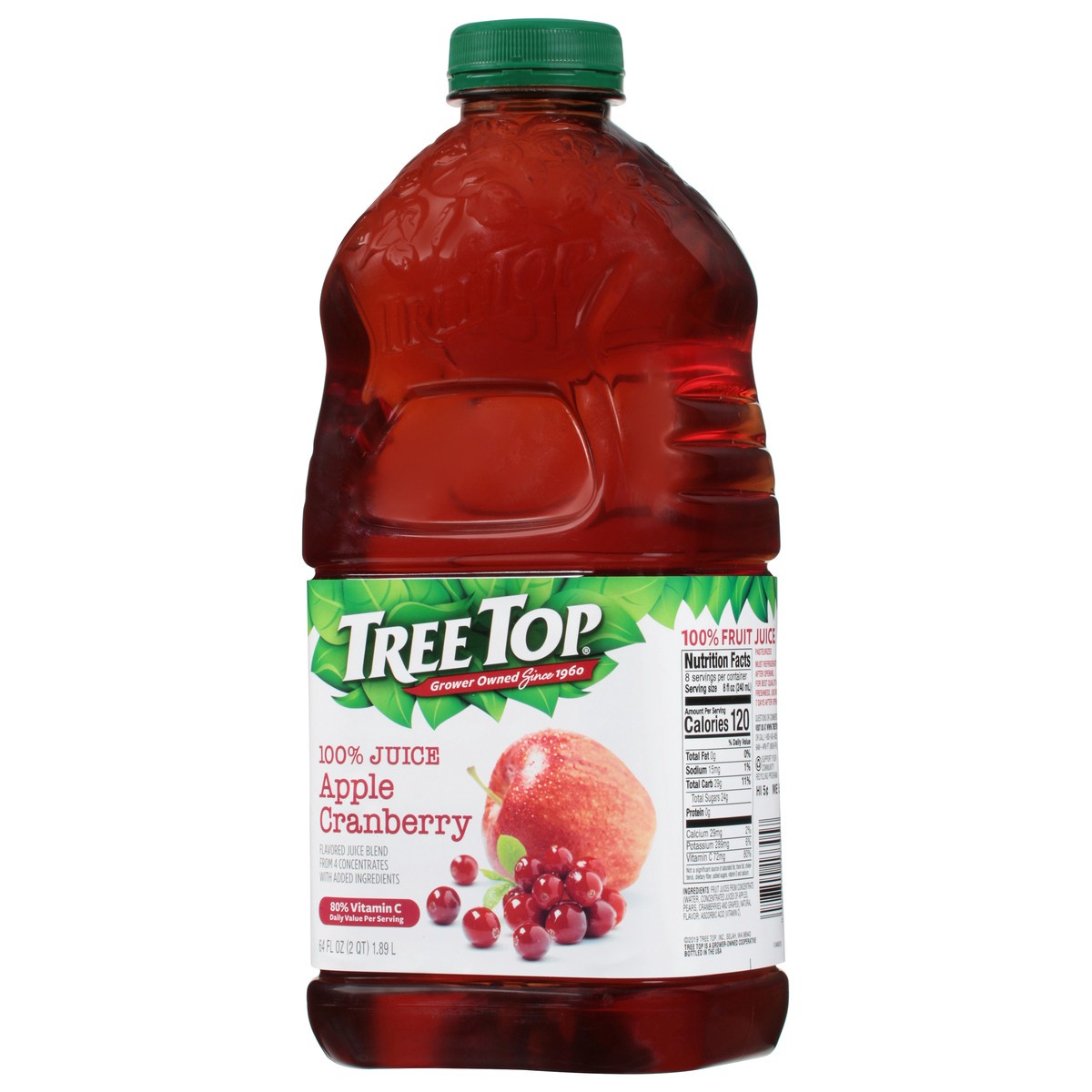 slide 9 of 13, Tree Top 100% Juice Apple Cranberry Juice Blend 64 fl oz, 64 fl oz