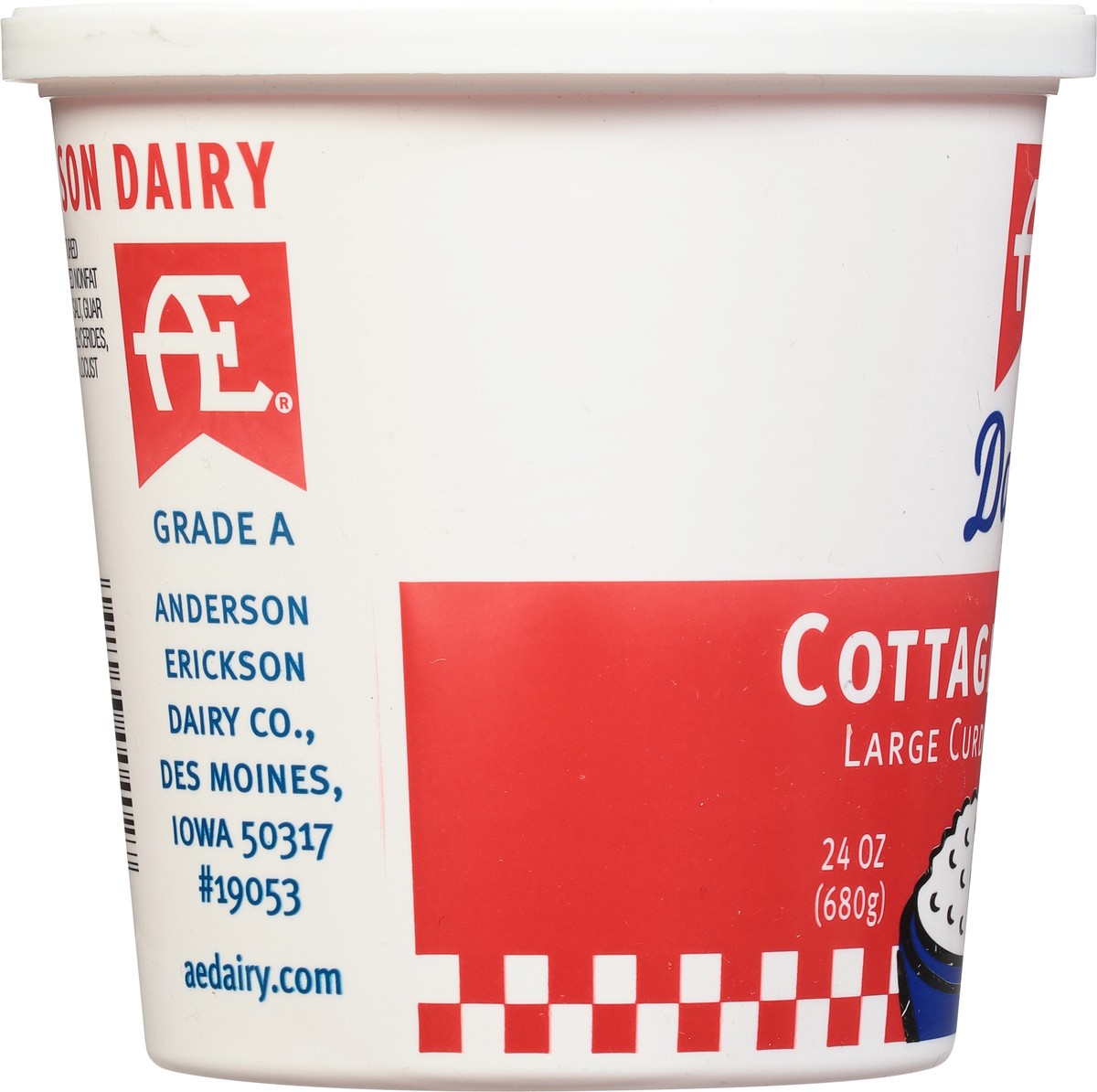 slide 7 of 9, Anderson Erickson Dairy AE Dairy 4% Milkfat Large Curd Cottage Cheese 24 oz, 24 oz