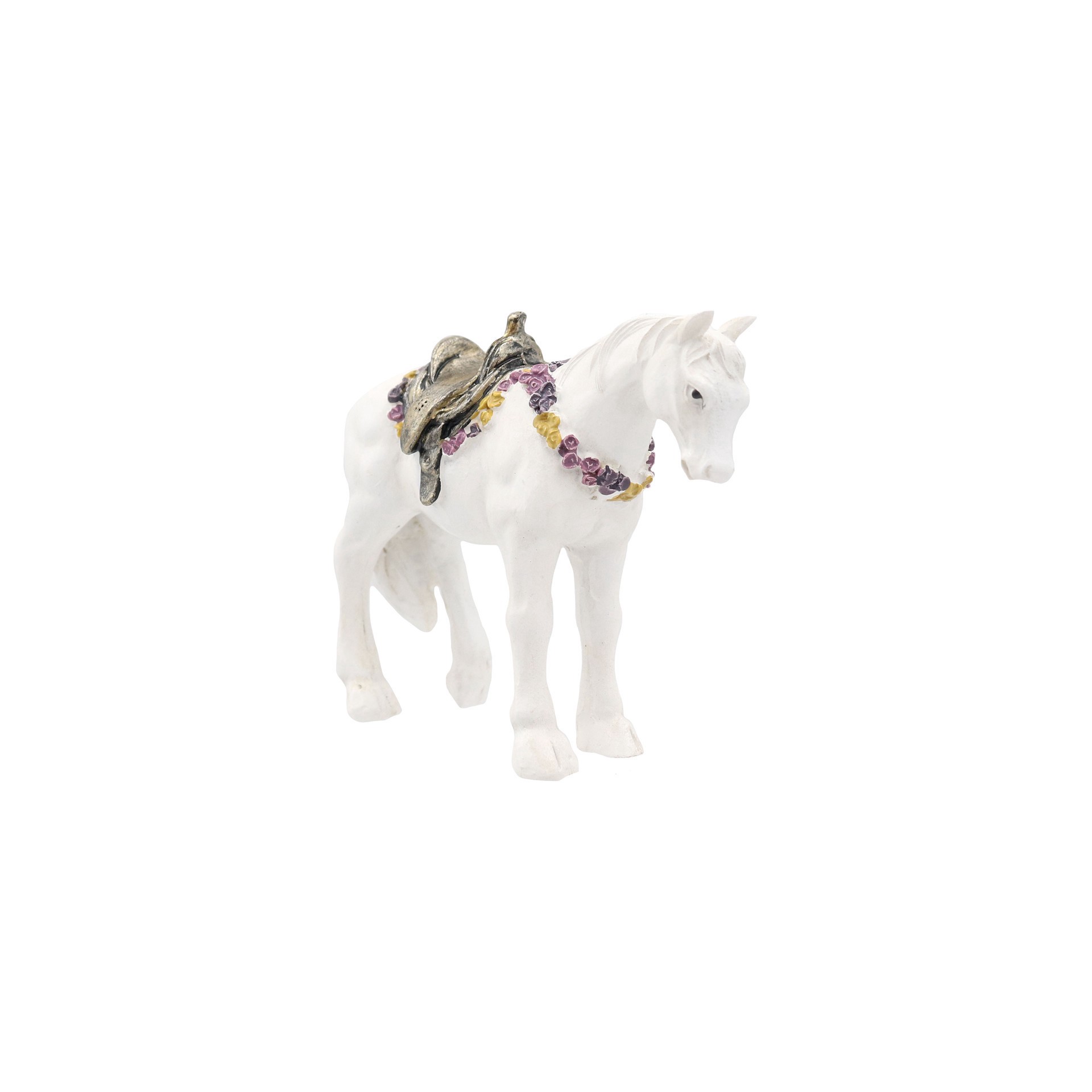 slide 3 of 4, Mini Horse With Flowers By Ashland, 3.2 in x 4 in