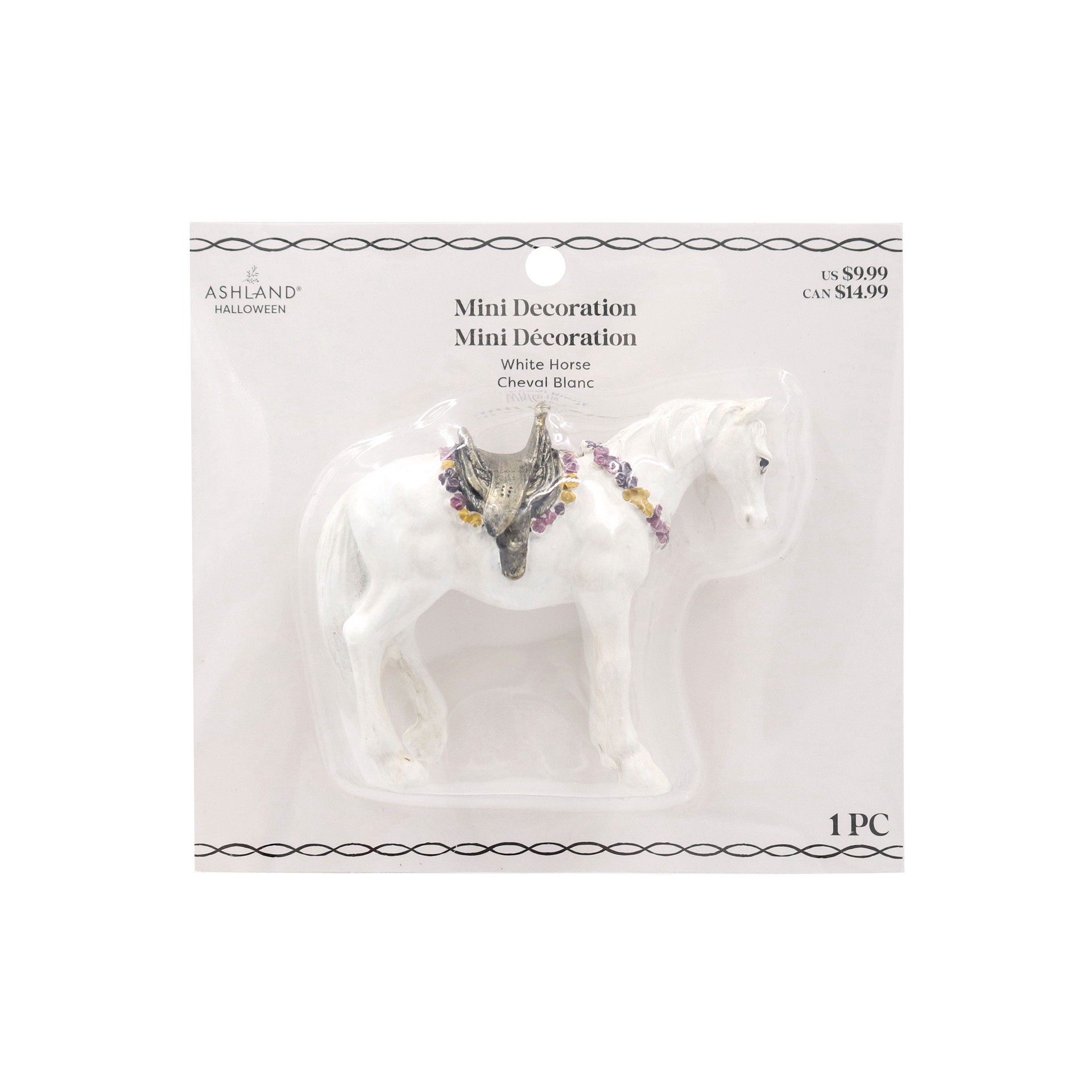 slide 2 of 4, Mini Horse With Flowers By Ashland, 3.2 in x 4 in