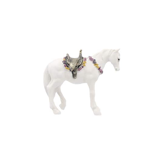 slide 1 of 4, Mini Horse With Flowers By Ashland, 3.2 in x 4 in