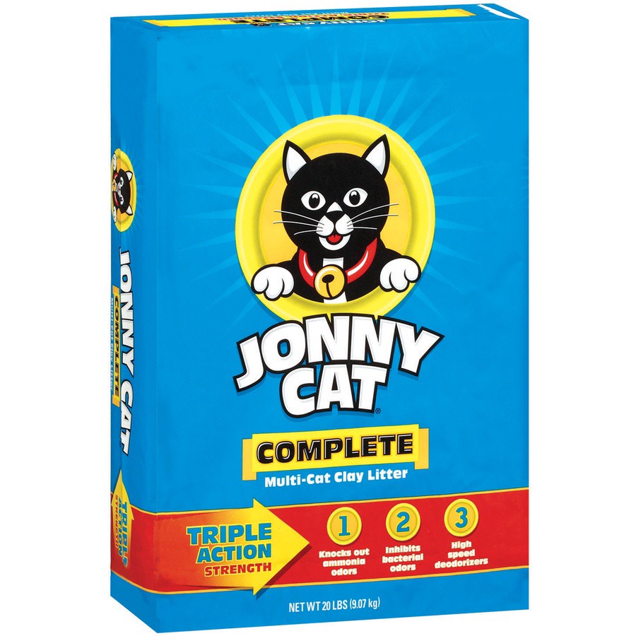 slide 3 of 3, Jonny Cat Cat Litter, Multi-Cat Clay, Complete, 20 lb