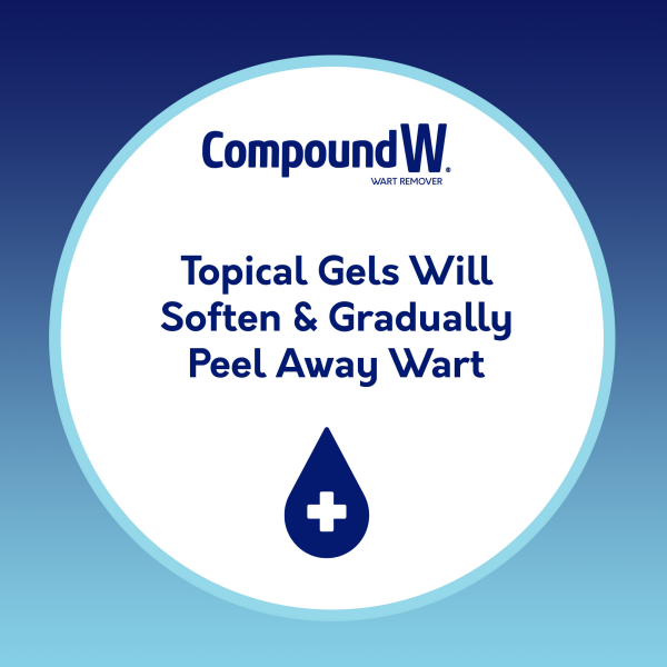 slide 22 of 29, Compound W Maximum Strength, Fast-Acting Gel Wart Remover, Salicylic Acid, 0.25 oz, 0.25 oz