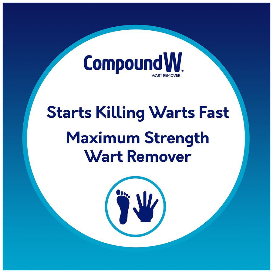 slide 3 of 5, Compound W Maximum Strength Fast Acting Liquid Wart Remover, 0.31 fl oz, 0.31 fl oz
