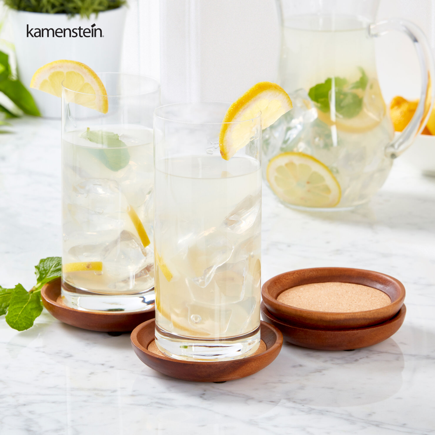 slide 2 of 2, KAMENSTEIN Coaster Set 4 ea, 4 ct