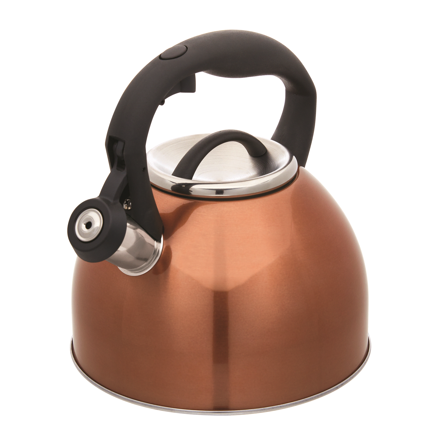 slide 1 of 1, Copco Stainless Steel Tea Kettle Copper, 2.5 qt