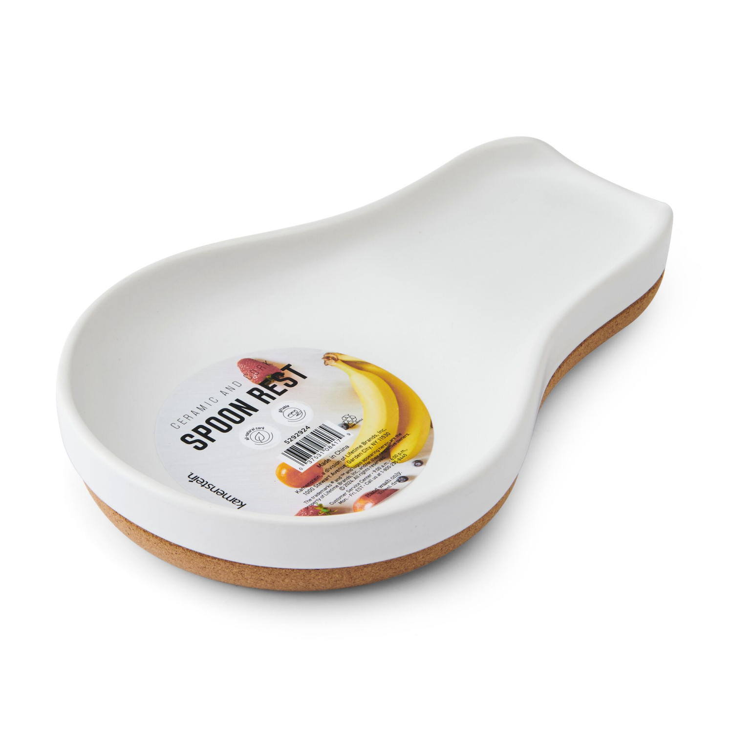 slide 2 of 2, Kamenstein Ceramic and Cork Spoon Rest, 1 ct