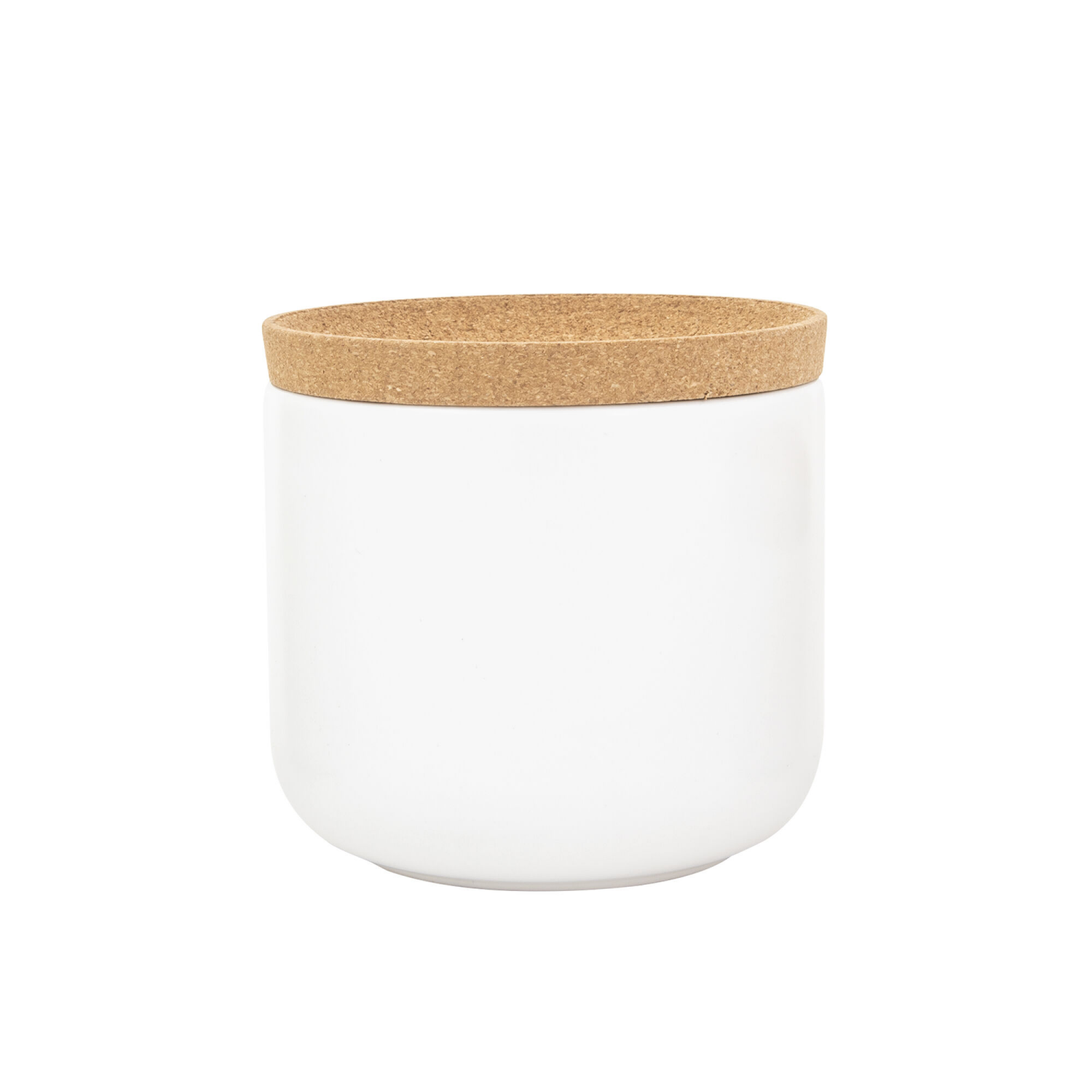 slide 1 of 1, Kamenstein Ceramic Cork MED Canister White, MED