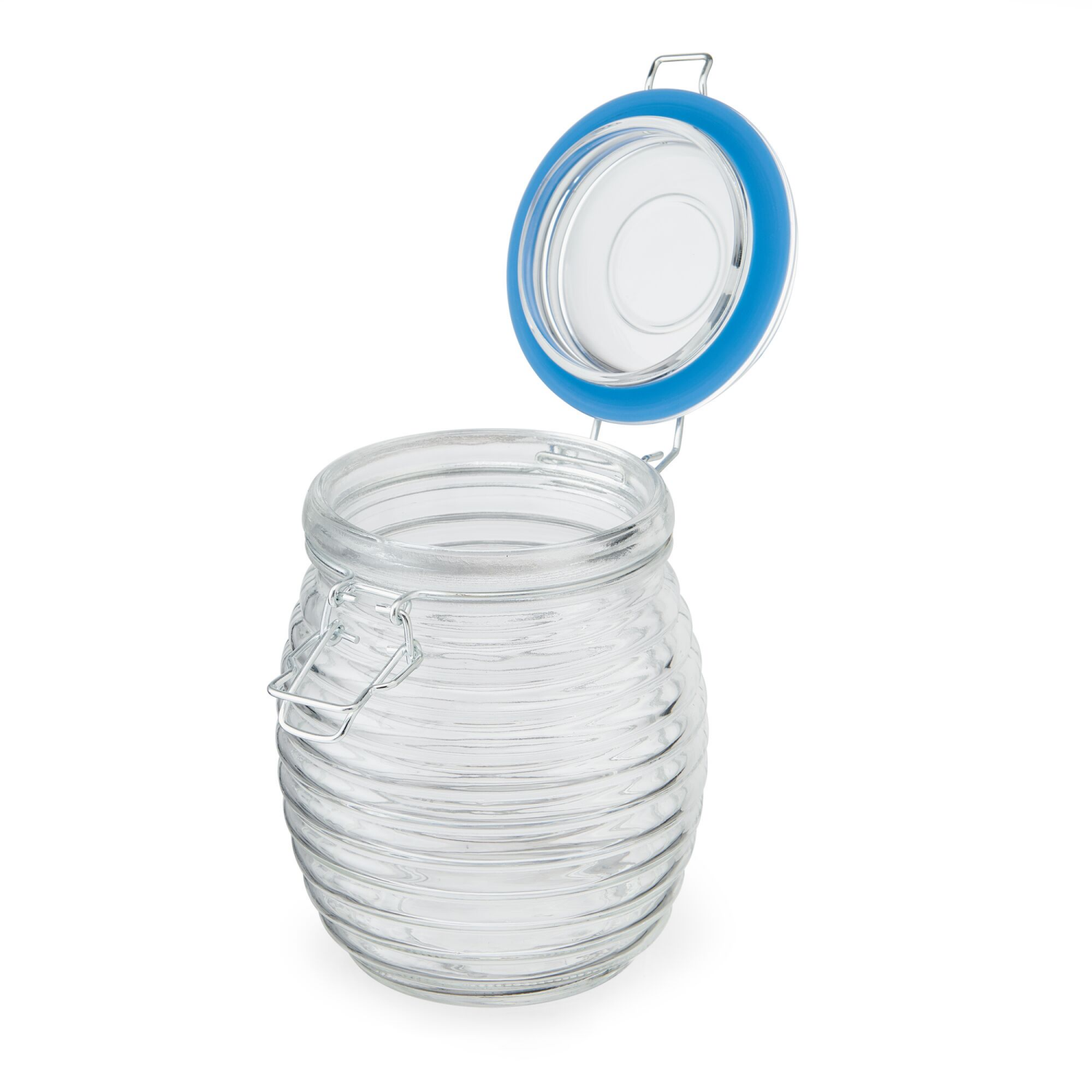 slide 2 of 2, Kamenstein Preserve Clamp Jar Embossed 32oz, 32 oz