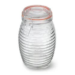 Kamenstein Preserve Clamp Jar Embossed 45.6oz