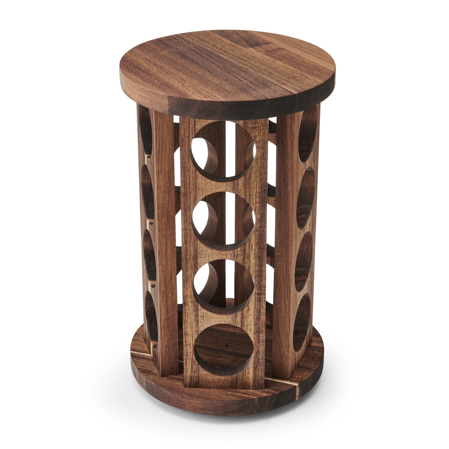 slide 1 of 2, Kamenstein Rotating Acacia Holder 20 POD, 1 ct