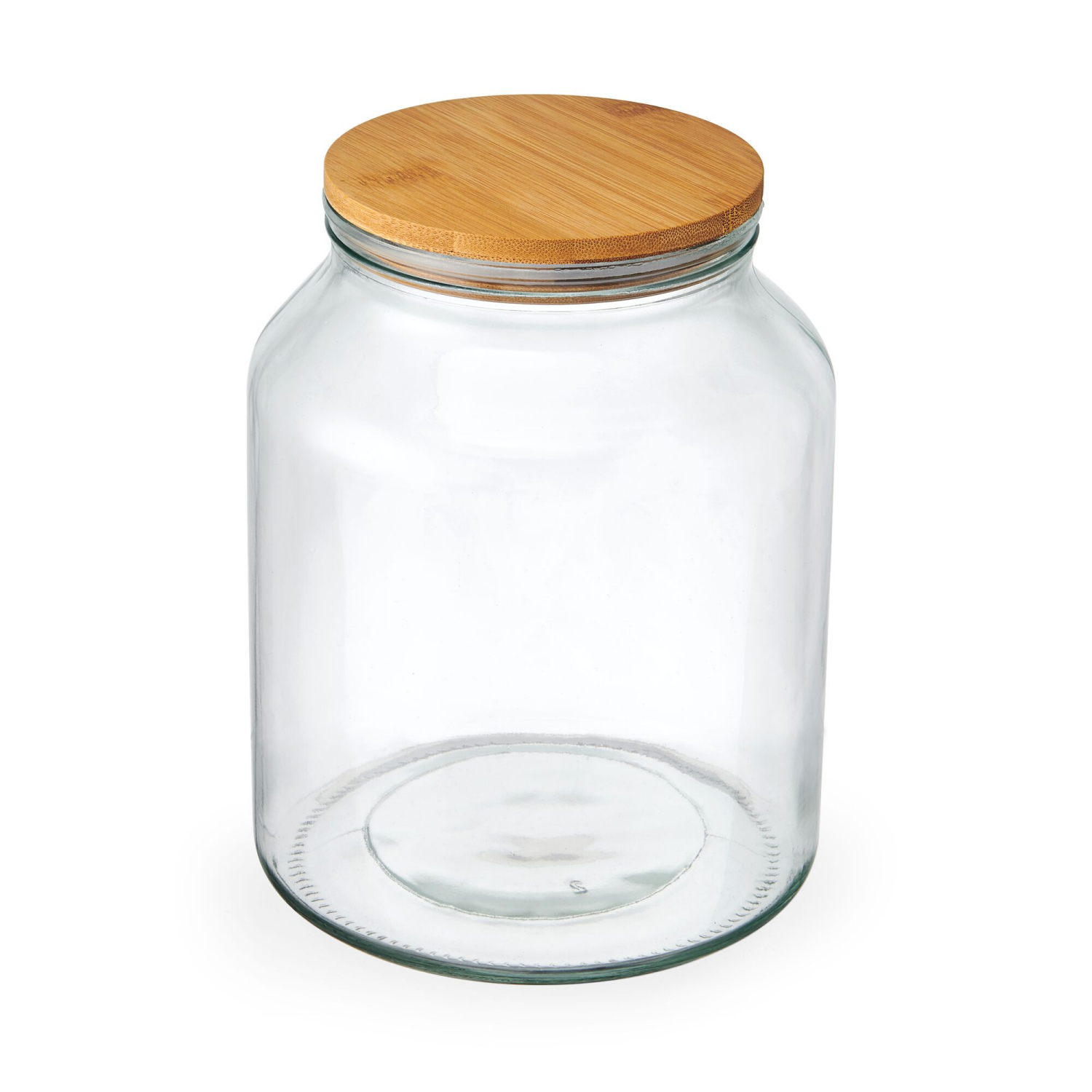slide 1 of 2, Kamenstein Glass Jar Bamboo Top 96oz, 96 oz