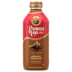 Promised Land Dairy Midnight Chocolate Whole Milk 32 fl oz