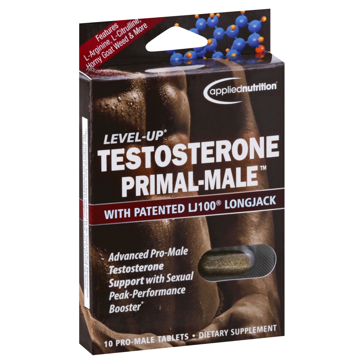 slide 12 of 13, Applied Nutrition Pro-Male Tablets Testosterone Primal-Male 10 ea, 10 ct