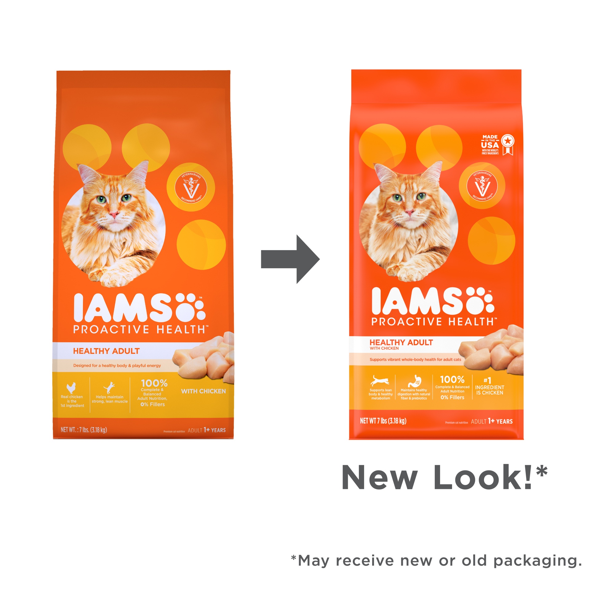 Iams Proactive Health Adult Healthy Dry Cat Food With Chicken Cat 