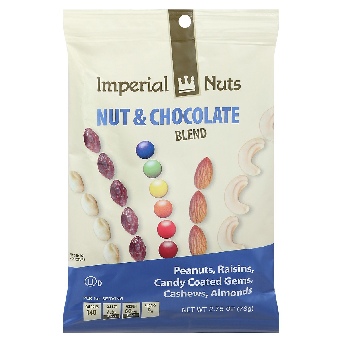slide 1 of 12, Imperial Nuts Nut & Chocolate Blend 2.75 oz, 2.75 oz