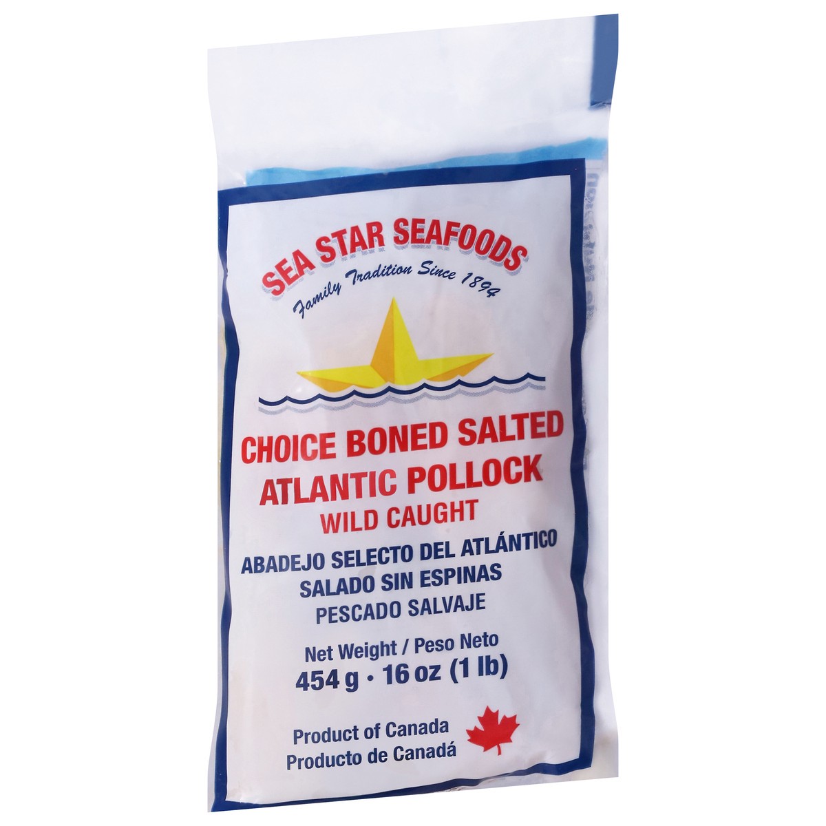 slide 9 of 9, Sea Star Seafoods Choice Boned Salted Atlantic Pollock 16 oz, 16 oz