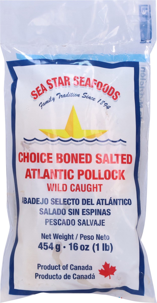 slide 4 of 9, Sea Star Seafoods Choice Boned Salted Atlantic Pollock 16 oz, 16 oz