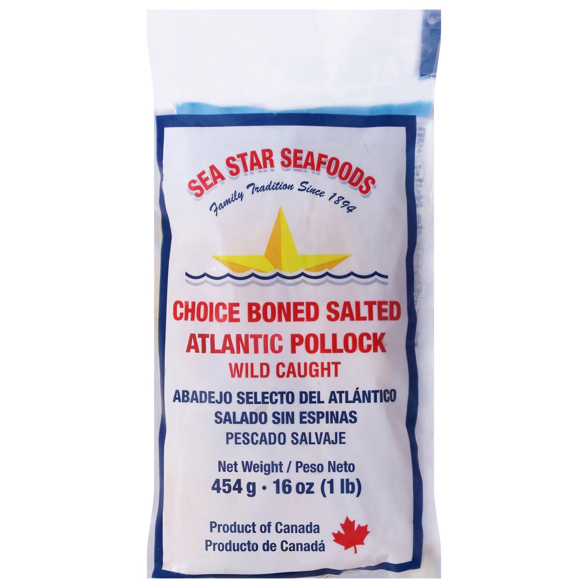 slide 1 of 9, Sea Star Seafoods Choice Boned Salted Atlantic Pollock 16 oz, 16 oz