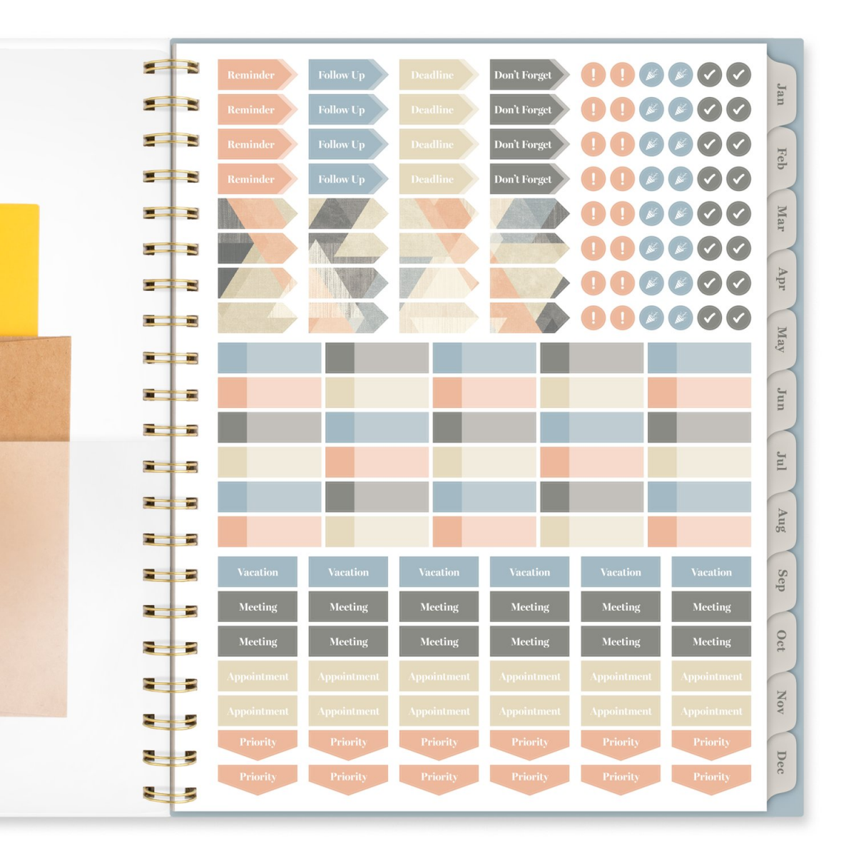 slide 26 of 29, Cambridge Triad 2025 Weekly Monthly Planner, Large, 8 1/2" x 11", 1 ct