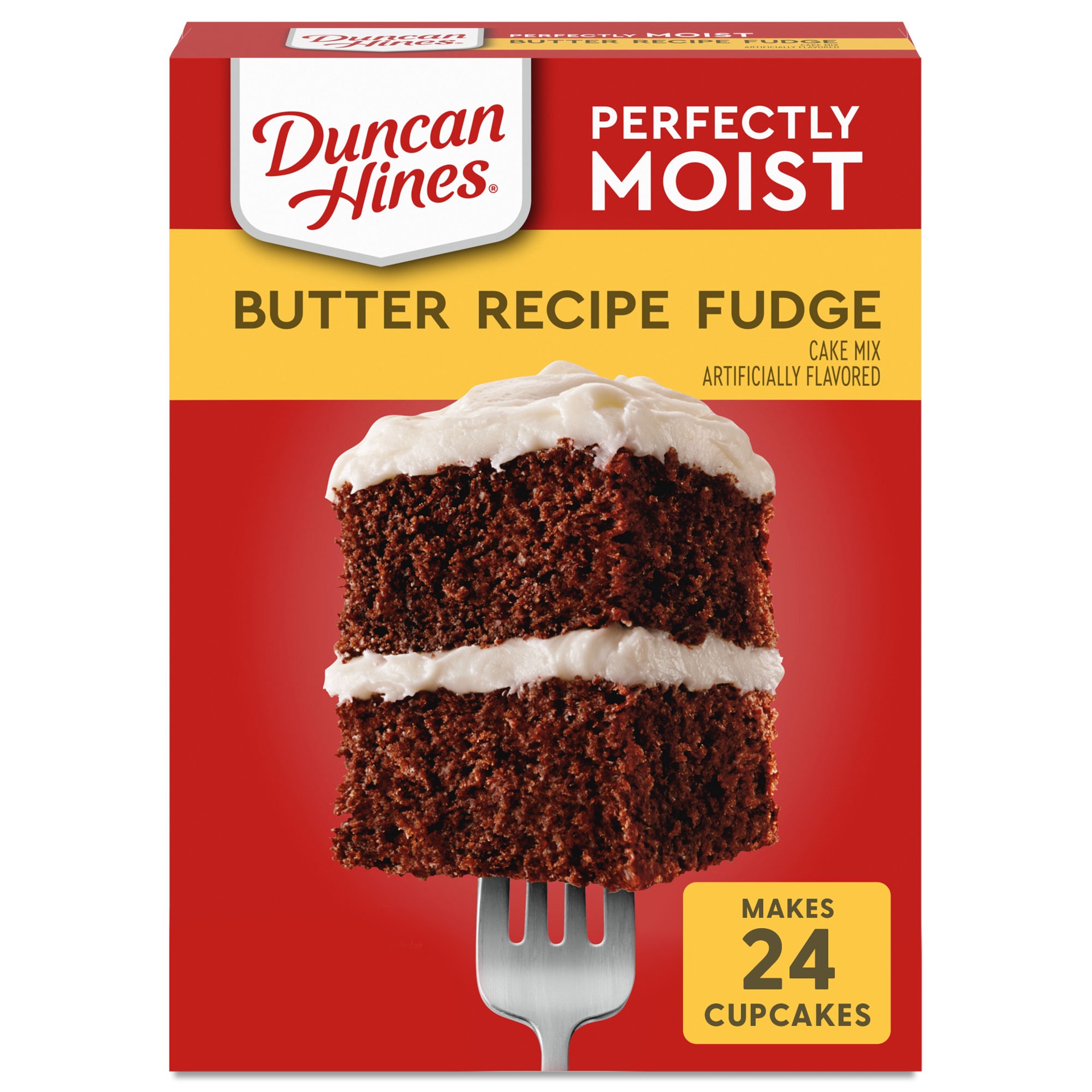 slide 1 of 5, Duncan Hines Butteer Recipe Fudge, 15.25 oz