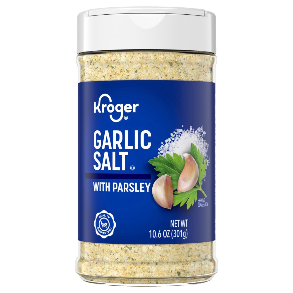 slide 4 of 4, Kroger® Garlic Salt With Parsley Shaker, 10.6 oz
