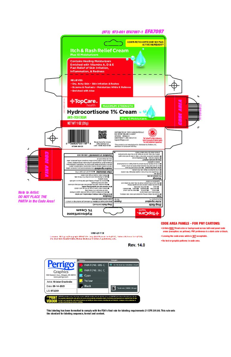 slide 13 of 15, TopCare Health Maximum Strength Hydrocortisone 1% Cream 1 oz, 1 oz