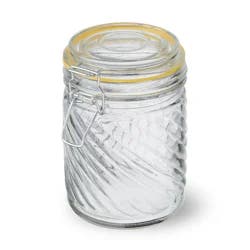 Kamenstein Preserve Clamp Jar Embossed 23.5oz