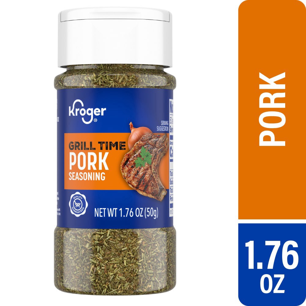 slide 2 of 4, Kroger® Grill Time Pork Seasoning Shaker, 1.76 oz