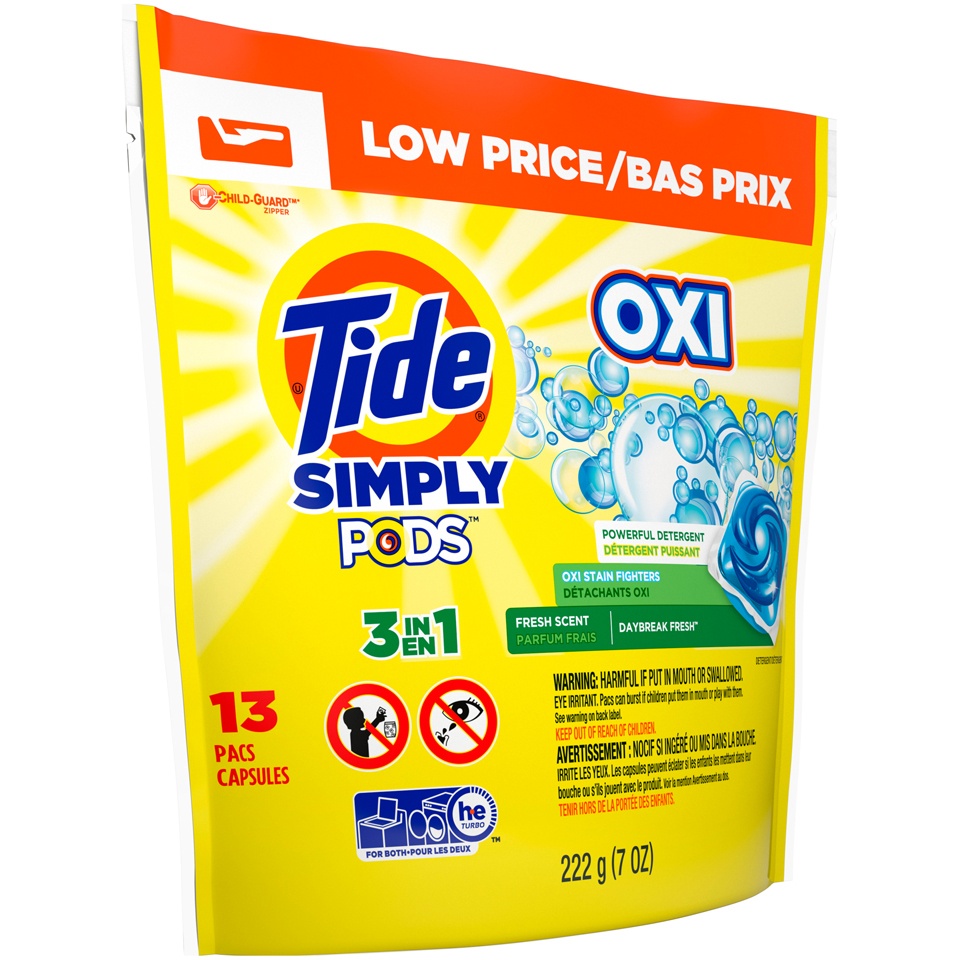 slide 2 of 2, Tide Simply Pods Oxi Daybreak, 13 ct