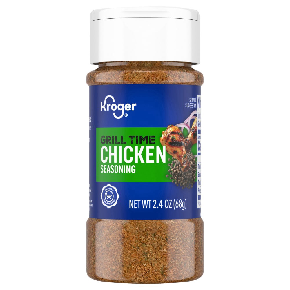 slide 4 of 4, Kroger® Grill Time Chicken Seasoning Shaker, 2.4 oz