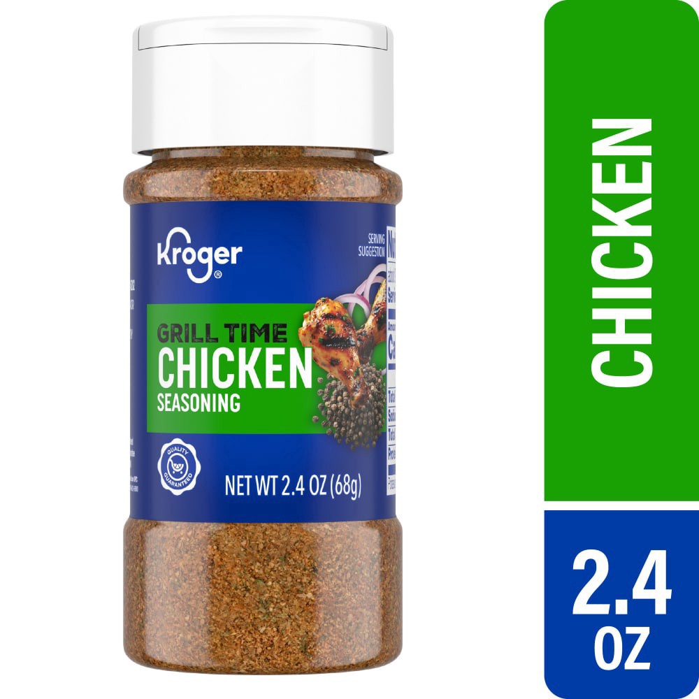 slide 1 of 4, Kroger® Grill Time Chicken Seasoning Shaker, 2.4 oz