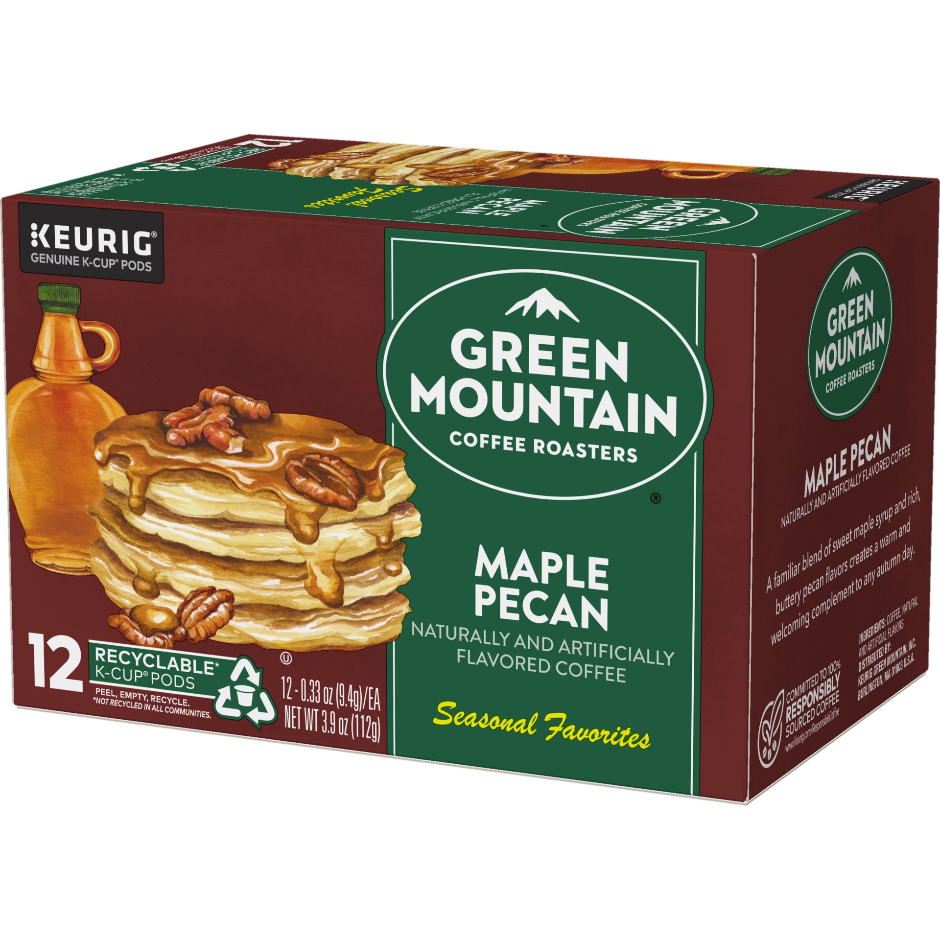 slide 3 of 4, Green Mountain Limited Edition Maple Pecan K-Cup Pods, 12 ct