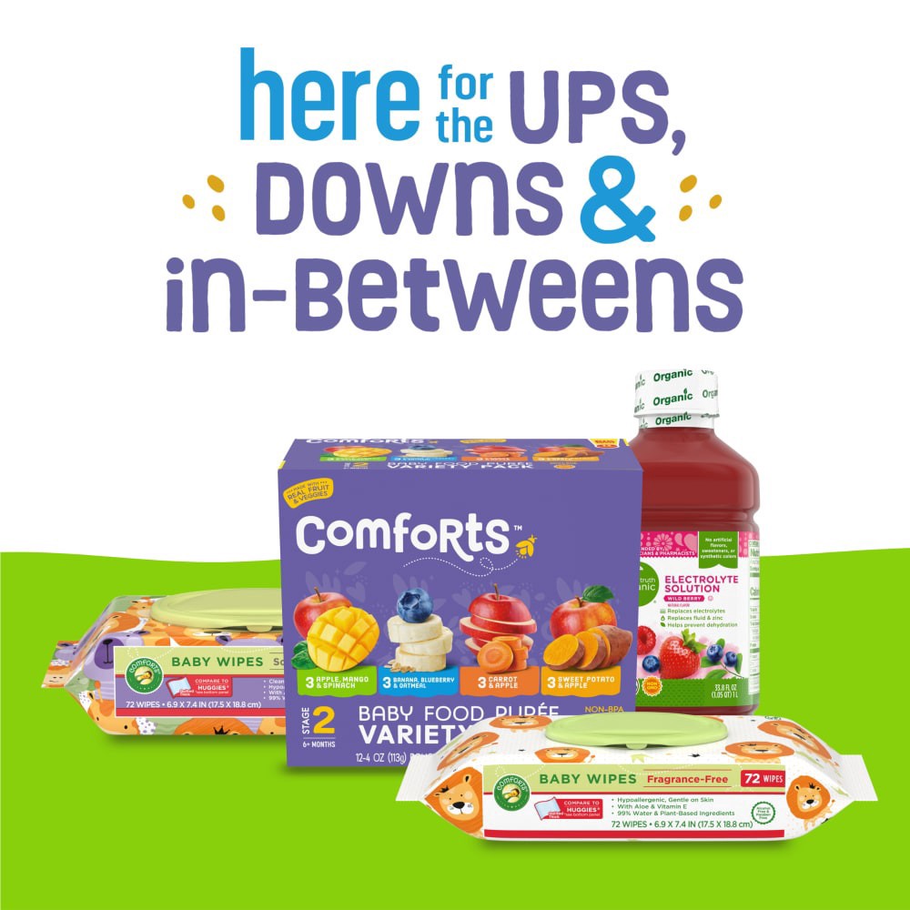 slide 8 of 12, Comforts Size 5 Day Or Night Baby Diapers, 24 ct