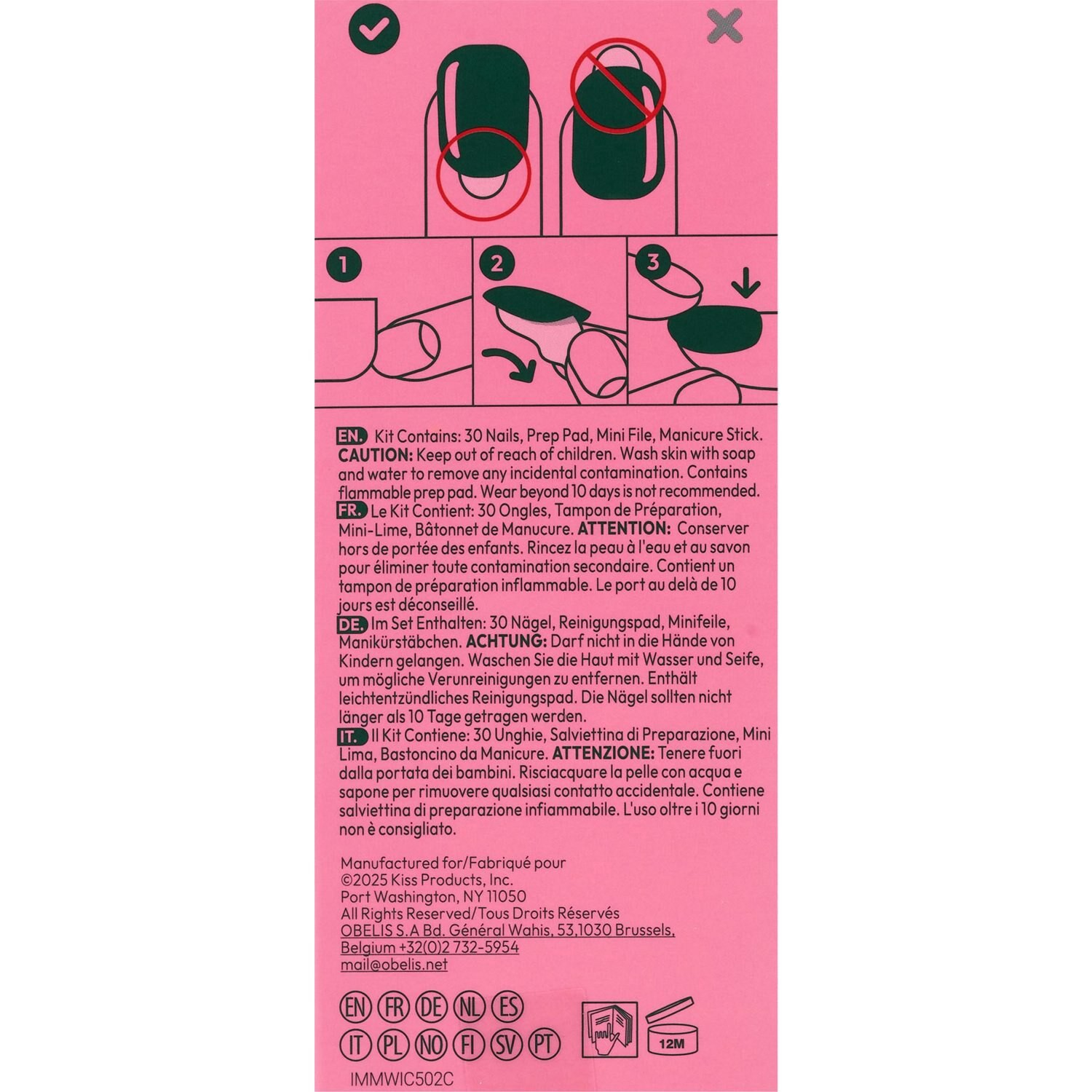 slide 5 of 6, Kiss Impress X Wicked, Unleash Your Magic, 1 ct