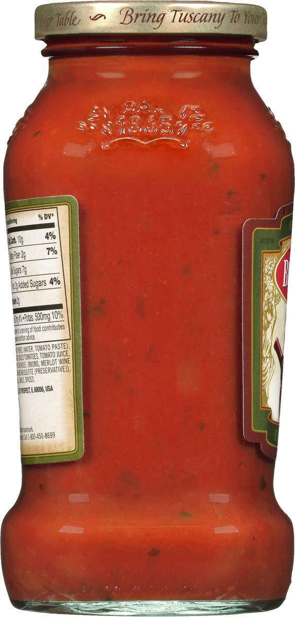 slide 8 of 9, Bertollia Marinara With Burgundy Wine Pasta Sauce 24 Oz, 24 oz