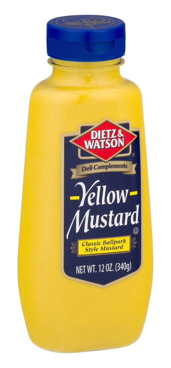 slide 2 of 11, Dietz & Watson Yellow Mustard, 12 oz