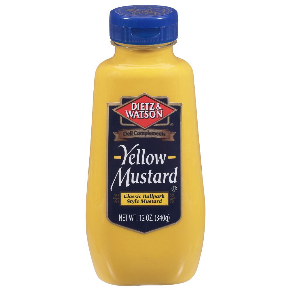 slide 2 of 2, Dietz & Watson Yellow Mustard, 12 oz
