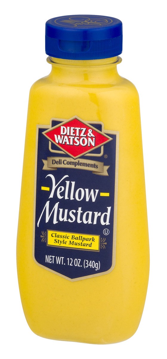 slide 4 of 11, Dietz & Watson Yellow Mustard, 12 oz