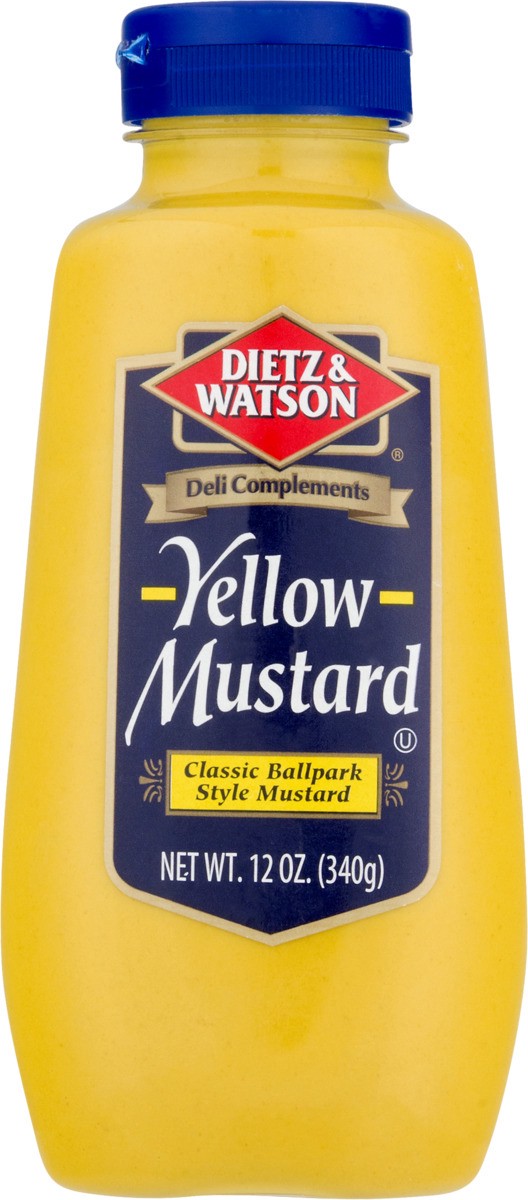 slide 10 of 11, Dietz & Watson Yellow Mustard, 12 oz