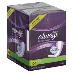 Always Liners Daily Xtra Protection Long Jumbo Pack