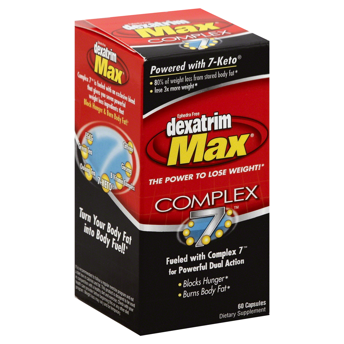 slide 1 of 1, Dexatrim Weight Loss Solution, Complex 7, 60 ct