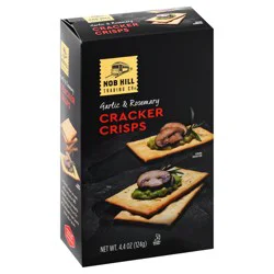 Nob Hill Trading Co. Garlic & Rosemary Cracker Crisps 4.4 oz