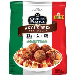 Cooked Perfect Angus Meatballs 30oz