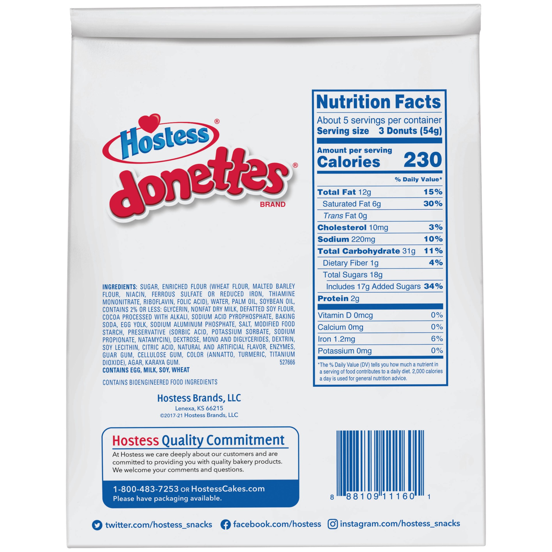 slide 2 of 5, HOSTESS Hot Cocoa & Marshmallow DONETTES , Mini Chocolate Donuts, Holiday Limited Edition – Bag, 10 oz, 10.5 oz